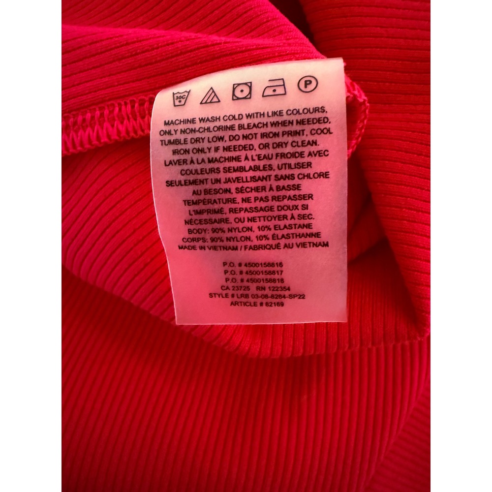 Aritzia Tna Ribbed Pink Quartz Mini Dress Size Small Sleeveless Bodycon - Picture 6 of 6